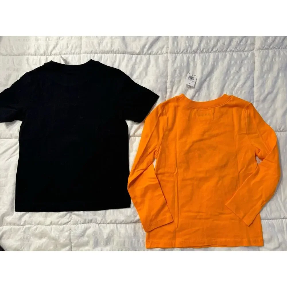 NWT Lot of 2 Old Navy Baby Yoda Halloween Pumpkin Graphic T-shirts 3T
